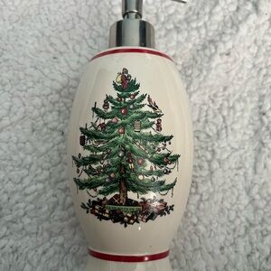 Spode Christmas Tree Soap Dispenser